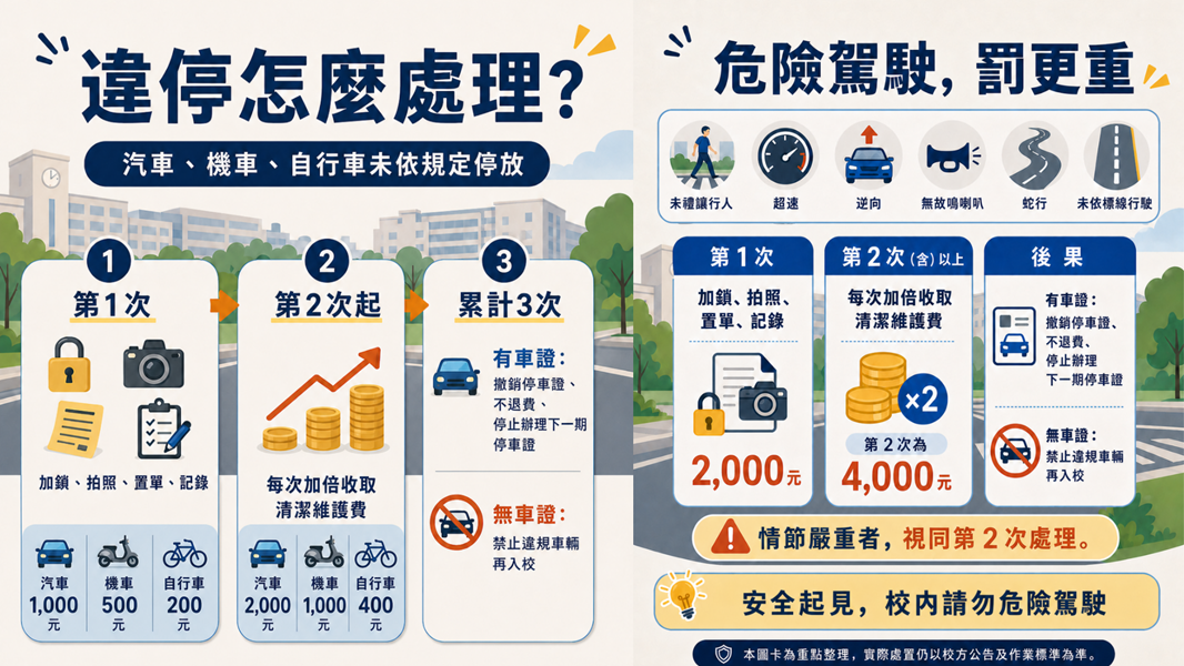  違規處置說明