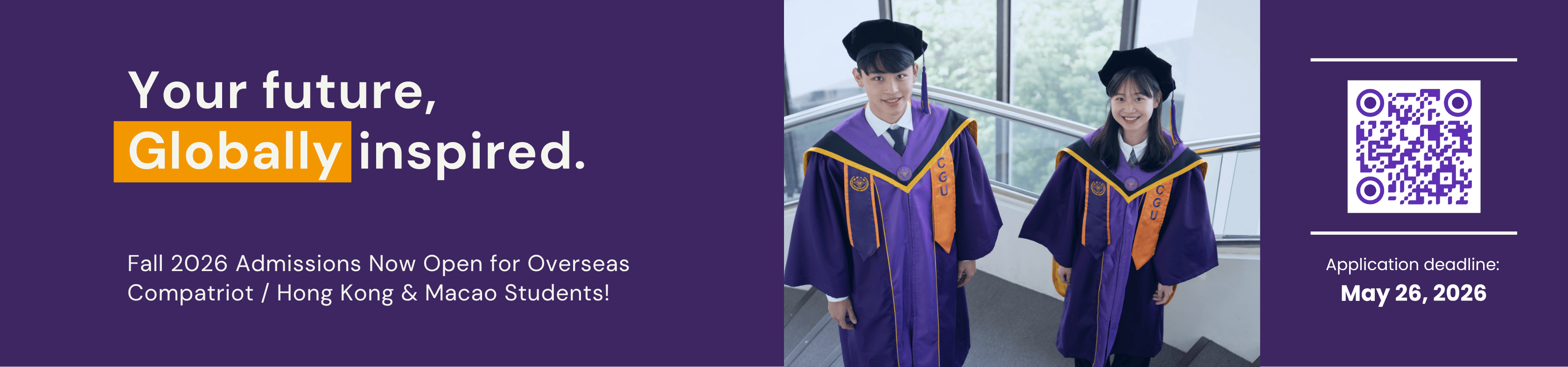 CGU 2026 Fall Admission Application for OCHM students