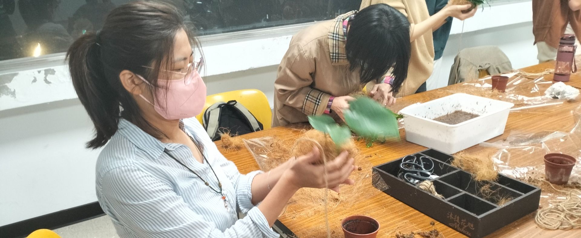 111學年度第1學期文康活動-綠植苔球(3)111.12.01