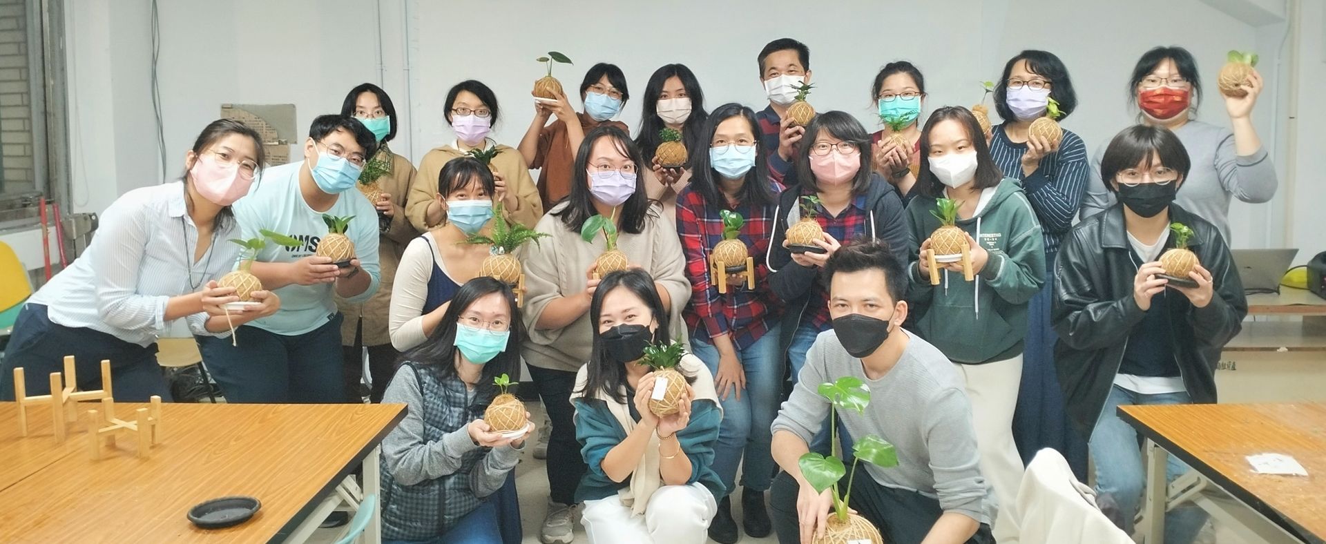 111學年度第1學期文康活動-綠植苔球(3)111.12.01