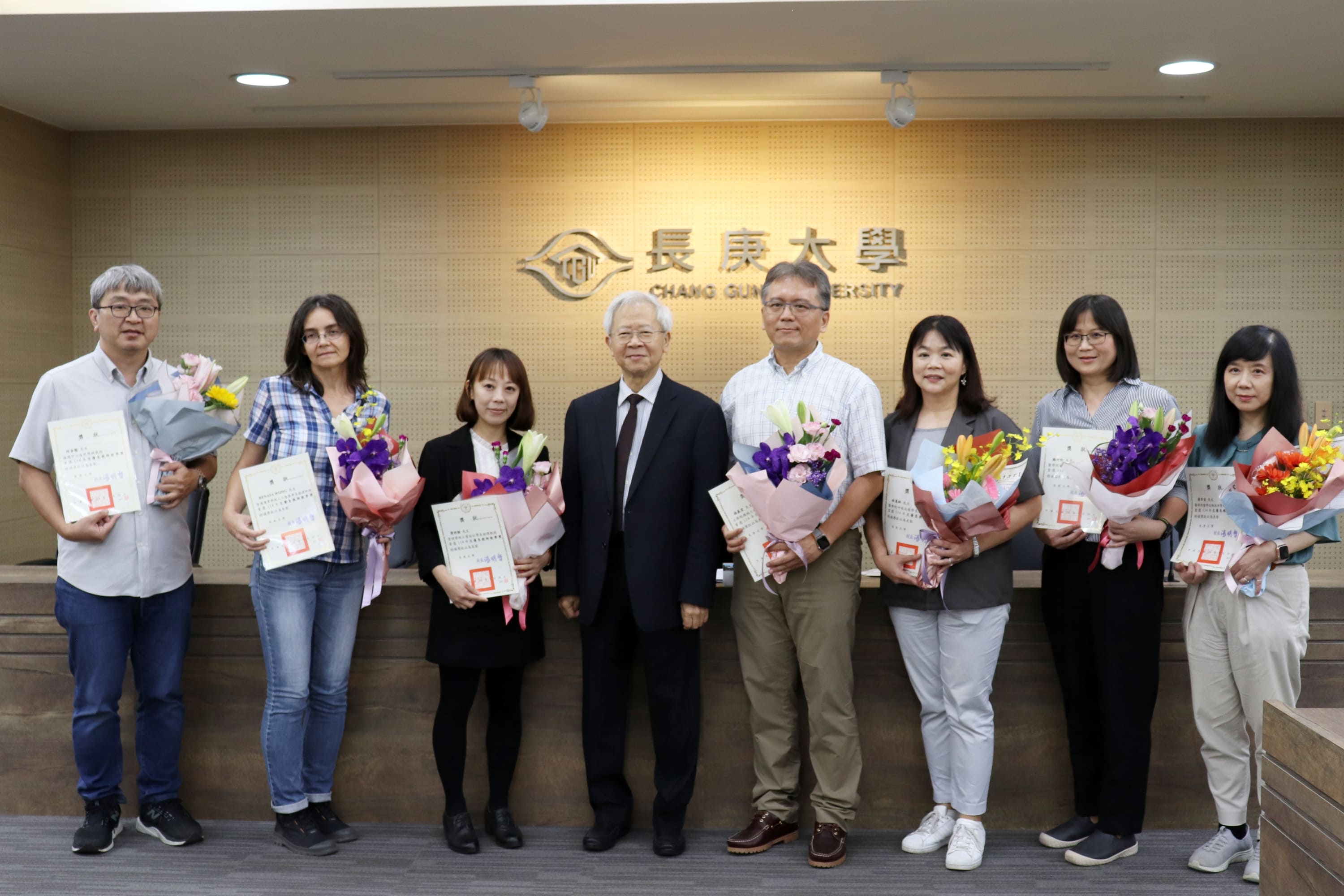 技合獎優良教師全體合影