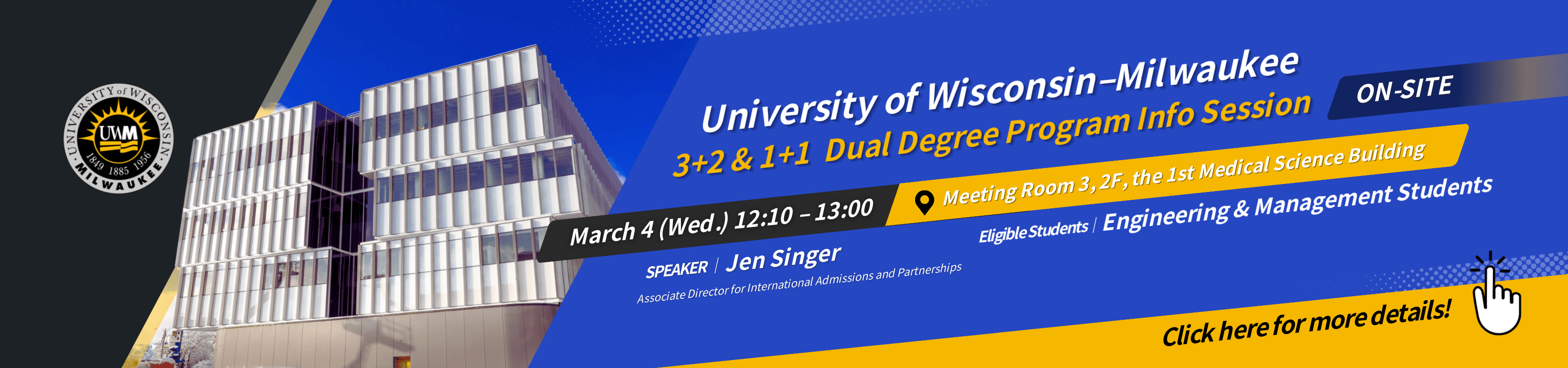 Meeting Room 3, 2F, the 1st Medical Science Building