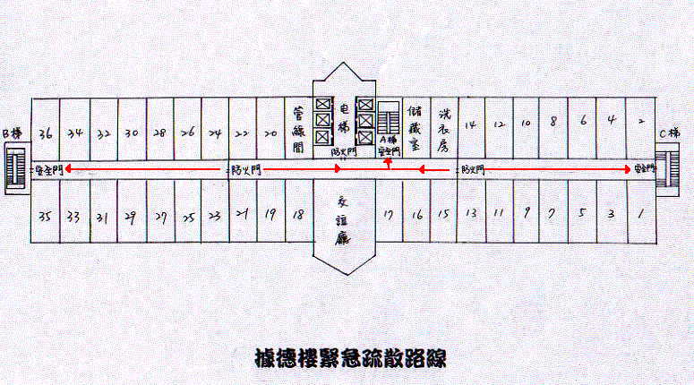 據德疏散路線