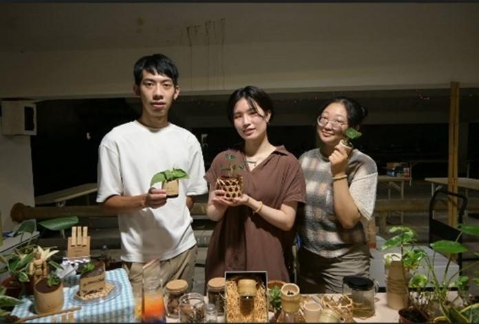 長庚育成團隊走出校外，2022啤酒音樂節展出個人「竹意」【育成中心 撰】