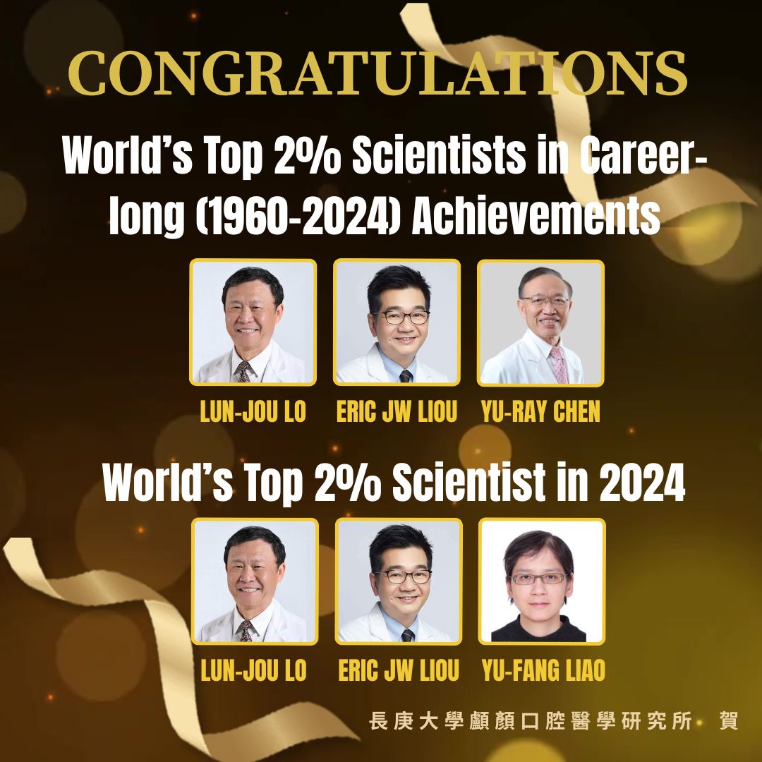 Congratulations to Prof.Yu-Ray Chen, Prof. Lun-Jou Lo, Prof. Eric J.W. Liou, and Prof. Yu-Fang Liao recognized among the 2024 World’s Top 2% Scientists
