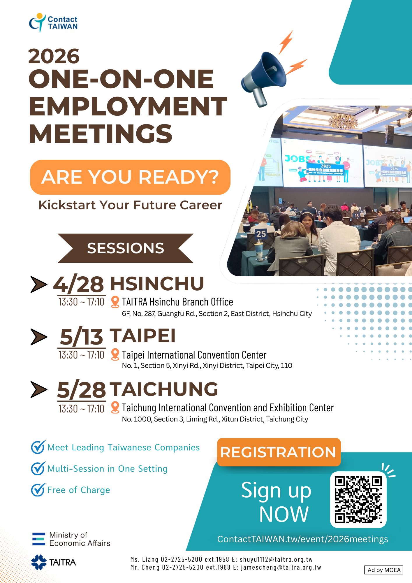 2026 Contact TAIWAN - One-on-One Employment Meetings
