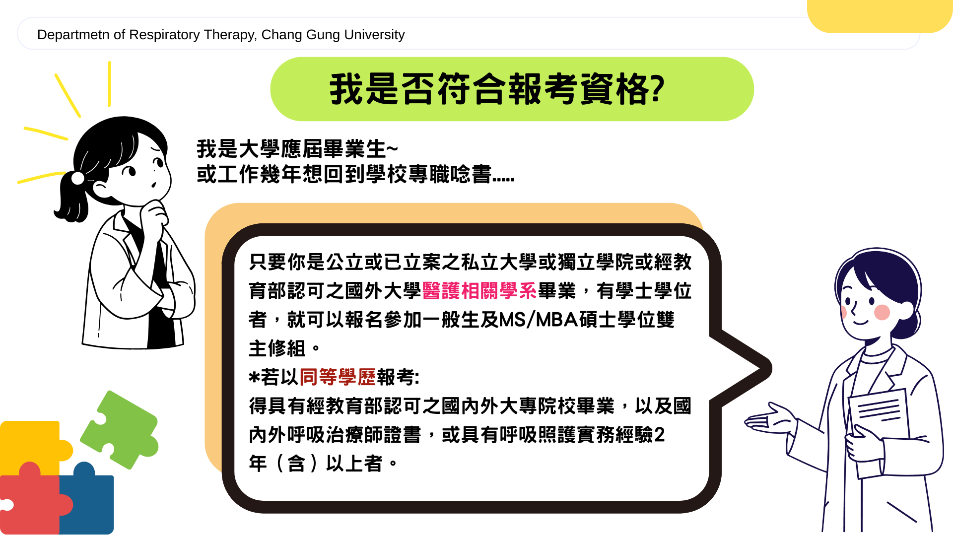 我是否符合報考資格-大學屆畢業生或是想專職完成學業者