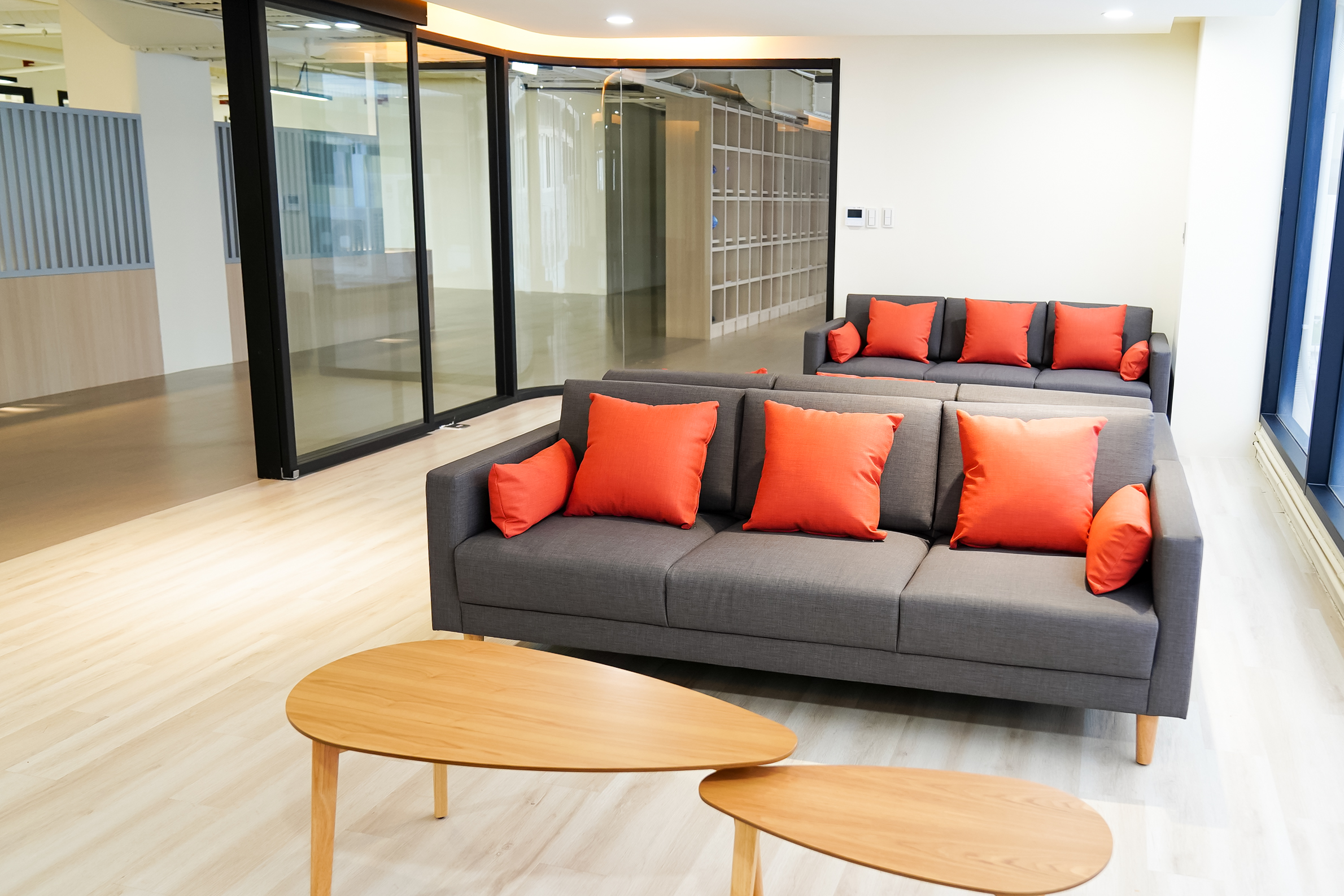 長庚大學在第一學舍打造舒適自主的學習與交流空間。