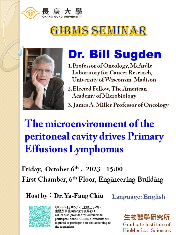 2023 Fall GIBMS Semester Lecture-20231006 Dr. Bill Sugden