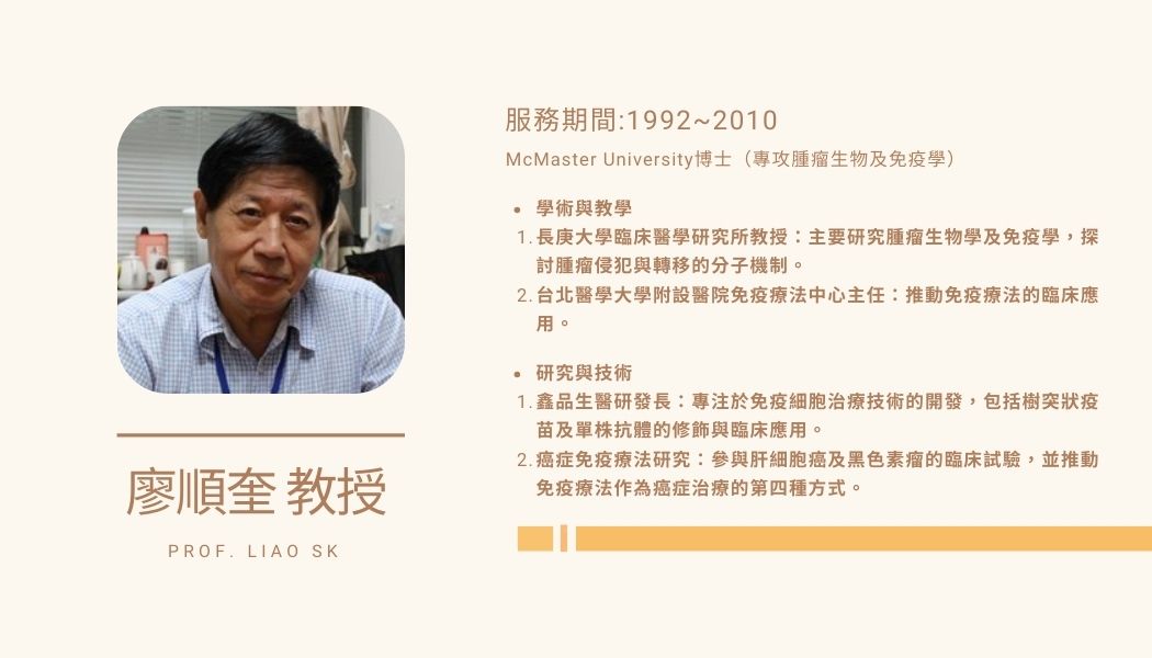 廖順奎教授