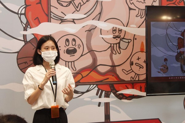 大四同學分享收穫及展覽中的成長 